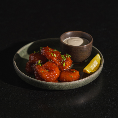  Sticky Maple Buffalo Shrimp